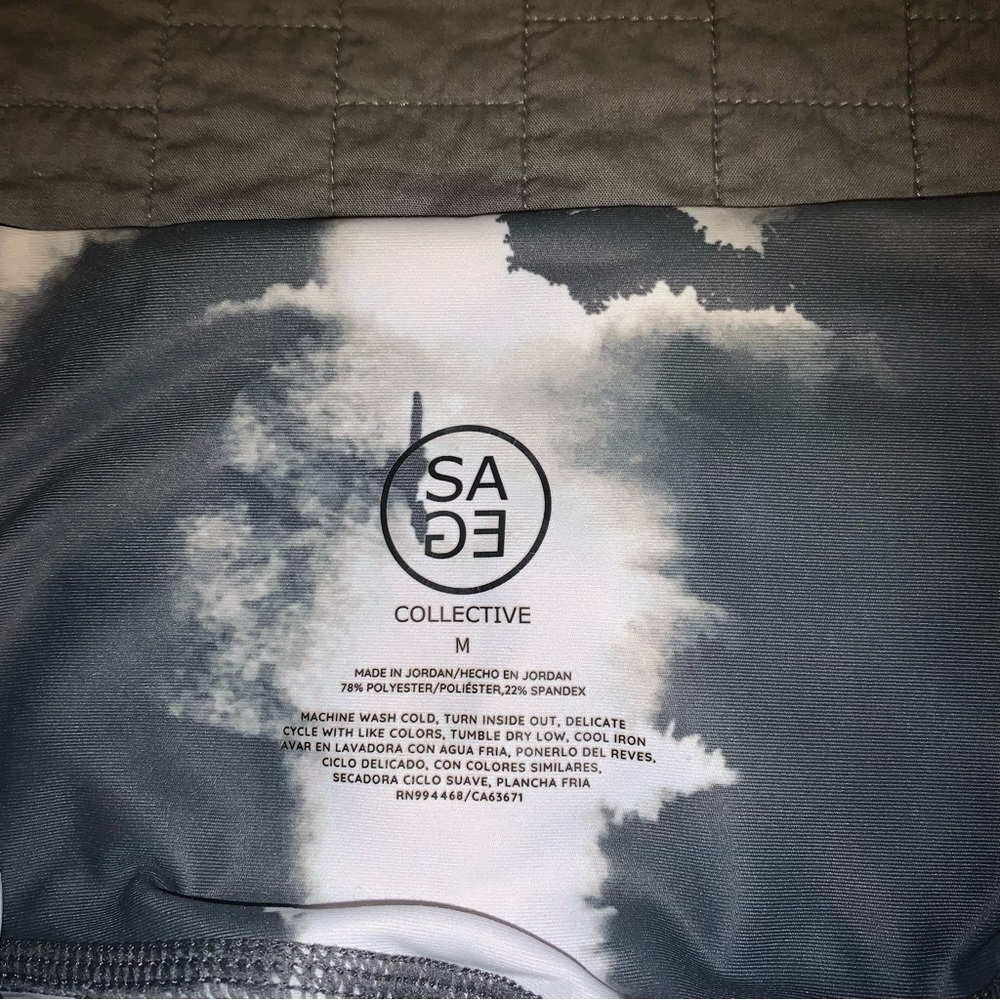 Sage Collective marbled gray leggings - Picture 3 of 3